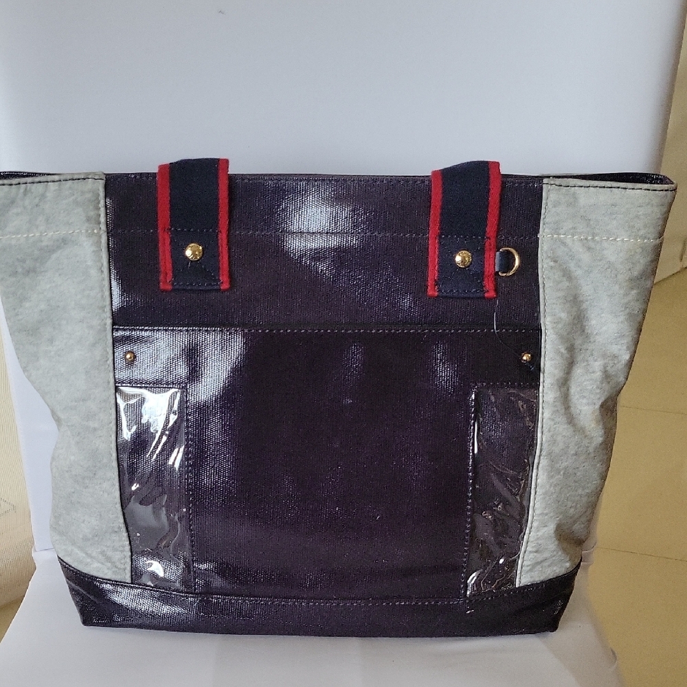 Stylish Black and Gray Tote Bag